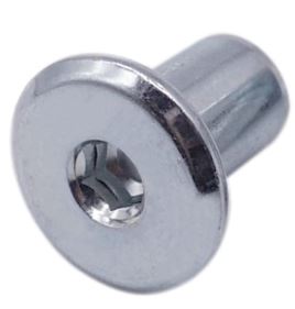 1/4-20 X 17MM JOINT CONNECTOR NUT 4MM HEX DRIVE  ZINC